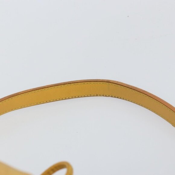 Authentic LOUIS VUITTON Epi Petit Noe Shoulder Bag Yellow M44109 LV - Picture 15 of 16